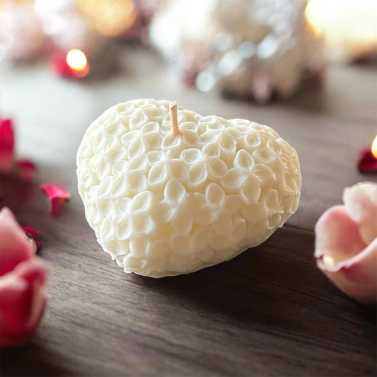 Bougie moulée St-Valentin