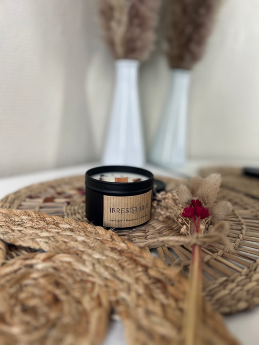 Bougie parfumée fleurie